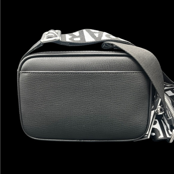 NWT $198 Karl Lagerfeld Maybelle Double Zip Leather Crossbody Bag - Picture 6 of 14